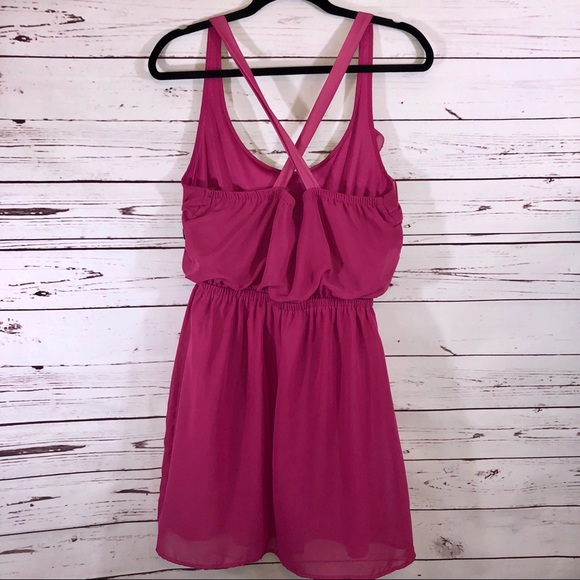 Eyelash Couture Fuchsia Summer Dress - Picture 3 of 3